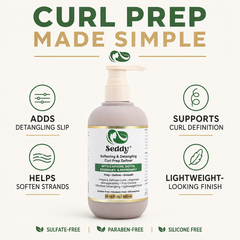 Softening & Detangling Curl Prep Definer with Niacinamide, Caffeine, Biotin, Rosemary & Peppermint | 10.14 Fl Oz