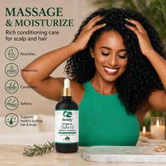 Organic Castor oil with rosemary and peppermint Oil -3.4 Fl. Oz