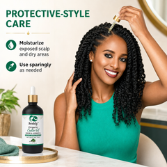 Organic Castor oil with rosemary and peppermint Oil -3.4 Fl. Oz