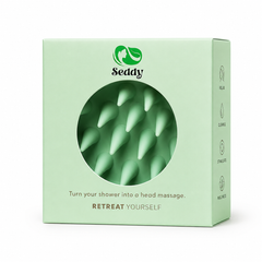 Green Silicone Scalp Massager