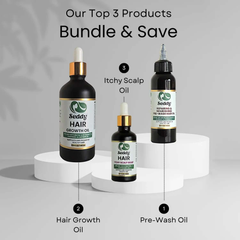 Ultimate Hair Renewal Bundle — Grow. Nourish. Soothe. - Seddy