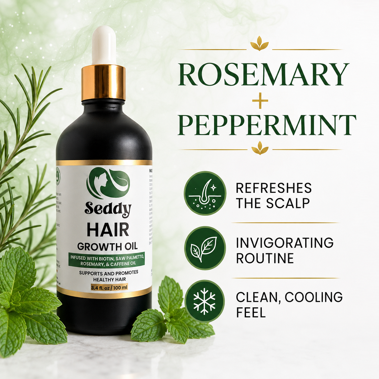 ROsemary and peppermint