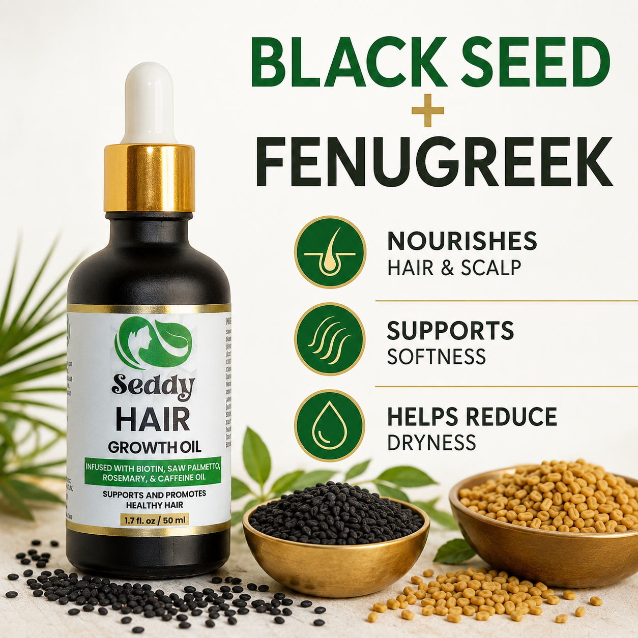 black seed and fenugreek