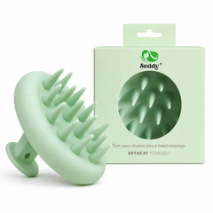 Green Silicone Scalp Massager