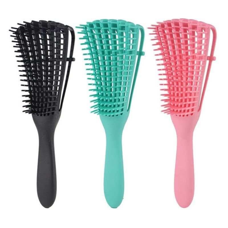 Detangling Brush – Fast, Gentle & Curl-Friendly - Green - Seddy