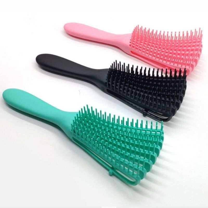 Detangling Brush – Fast, Gentle & Curl-Friendly - Pink - Seddy