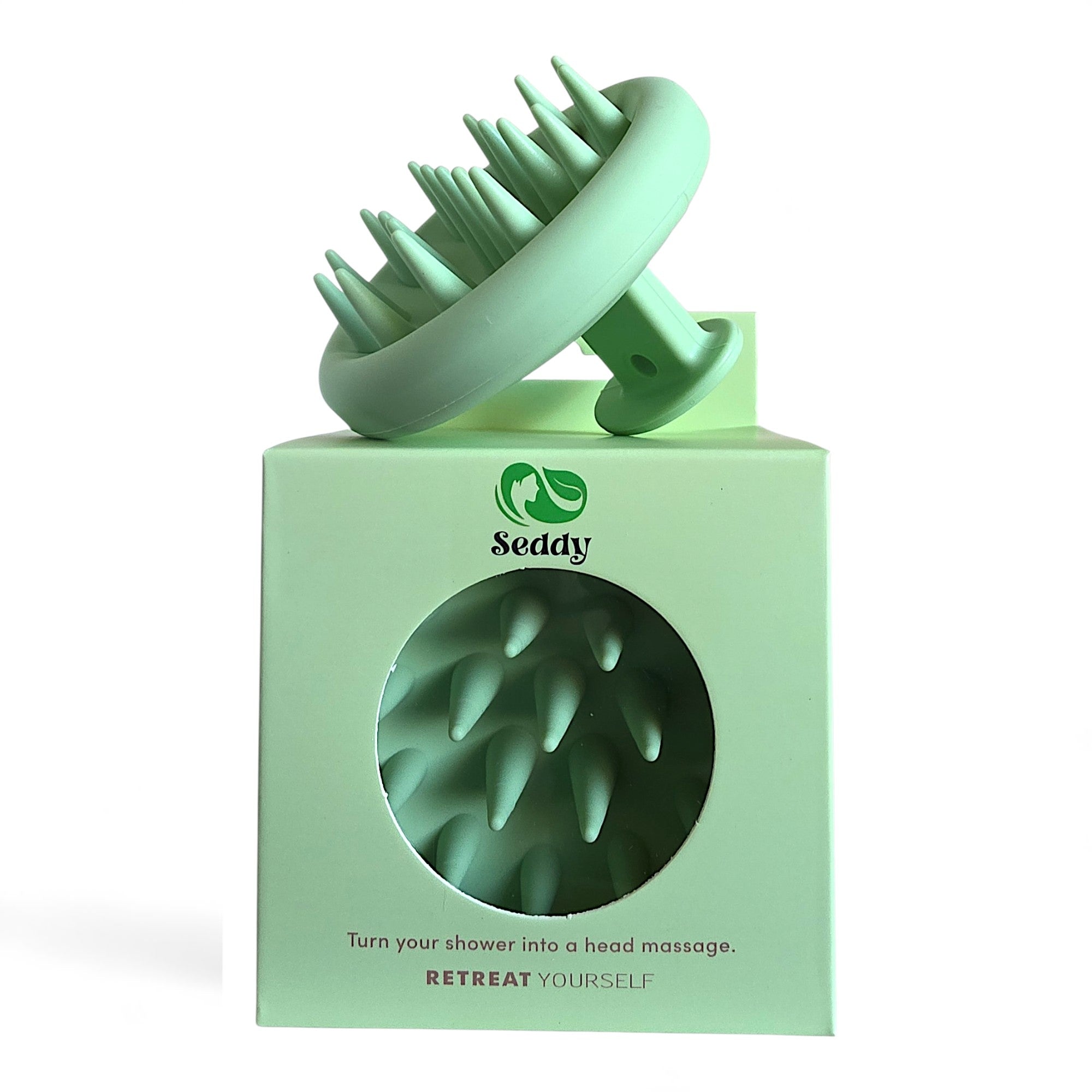 Silicone scalp massager