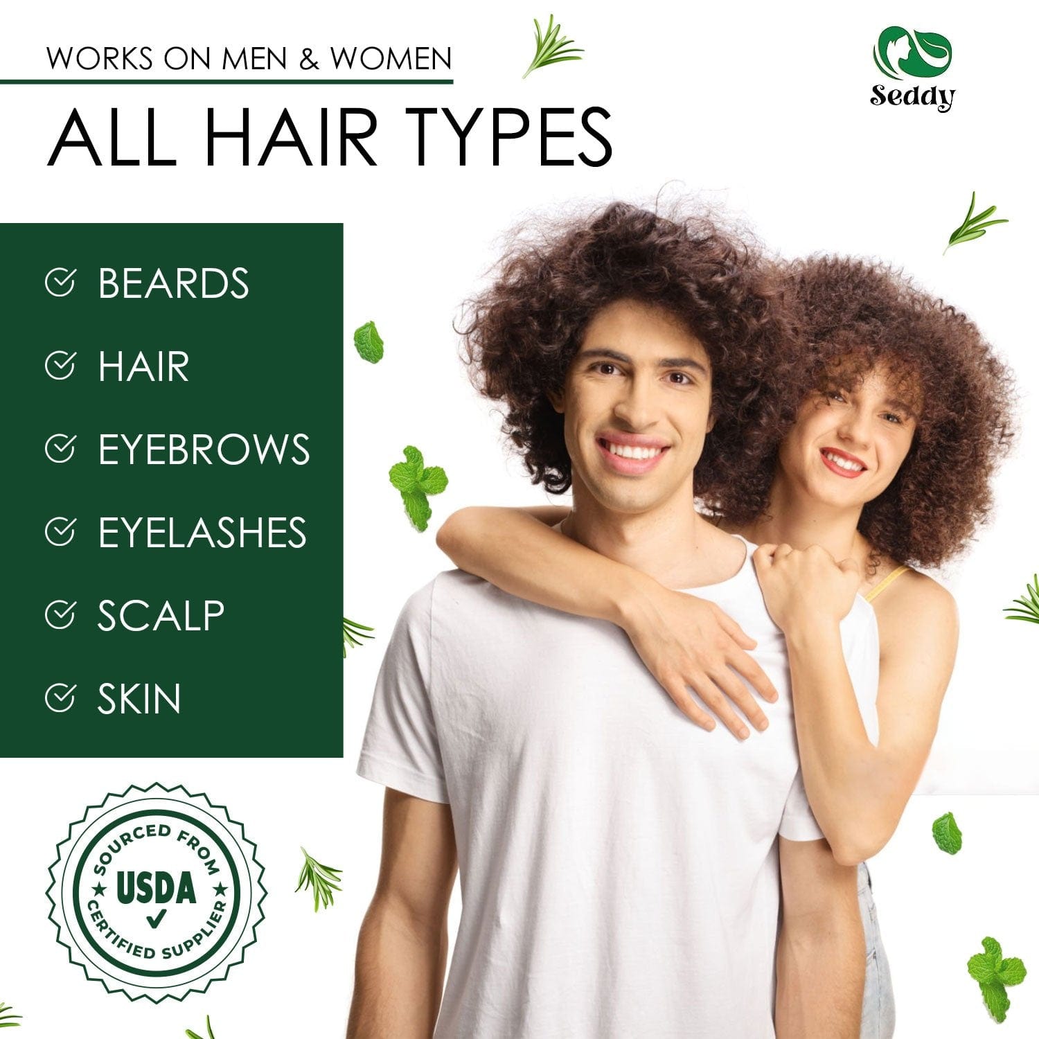 Seddy Pure Organic Castor Oil - 3.4 Fl. Oz