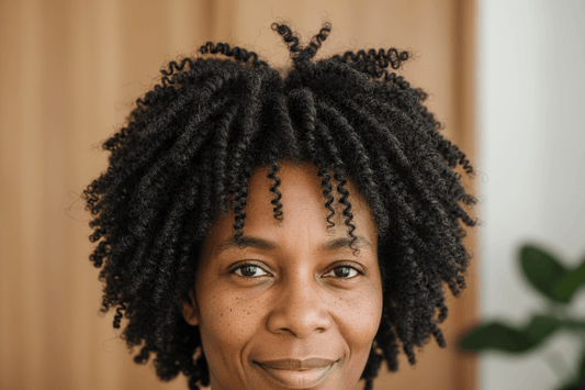 Healthy scalp after 60 days of consistent scalp oiling for hair growth