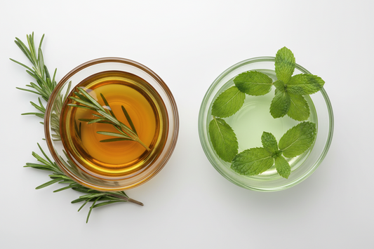 rosemary and peppermint oil