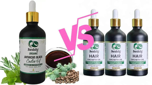 Seddy Hair Growth Oil vs. Seddy Jamaican Black Castor Oil – Which One Works Best?