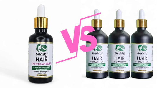 Seddy Itchy Scalp Relief vs. Seddy Hair Growth Oil – Which One Do You Need?