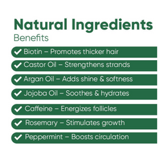 Caffeine Hair Growth Oil to Promote Healthy Hair | Natural

