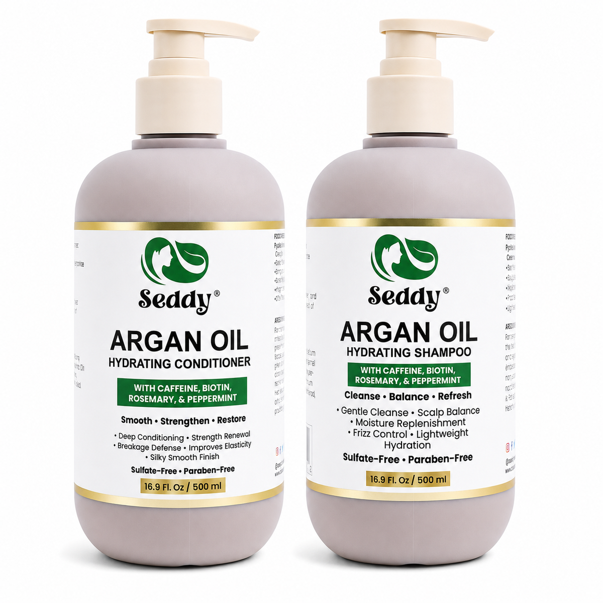 Wash Day Essentials Bundle | Argan Shampoo and Hydrating Conditioner