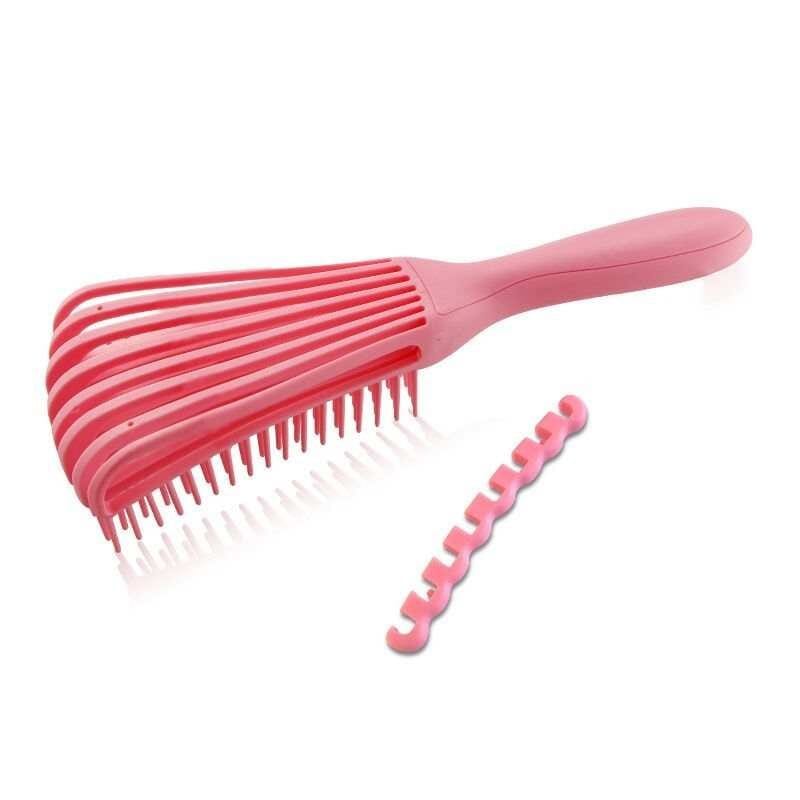 Detangling Brush – Fast, Gentle & Curl-Friendly - Pink