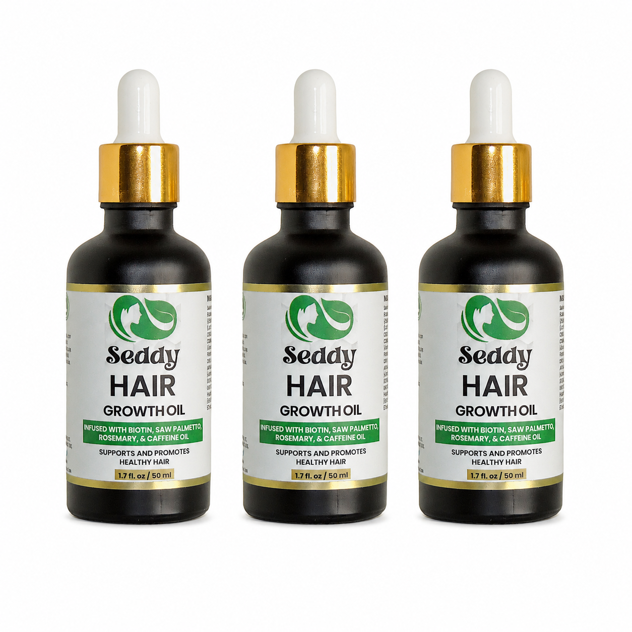 three seddy hair growth oil 1.7